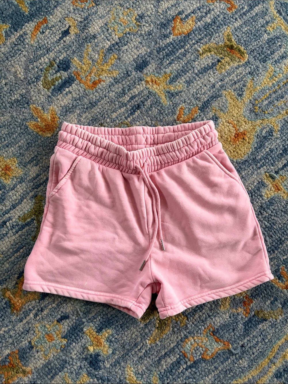 Women's Pink Drawstring Lounge Shorts